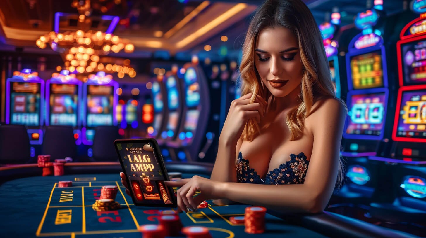 Studio dealer live sensitoto dengan peralatan profesional dan pencahayaan berkualitas tinggi
